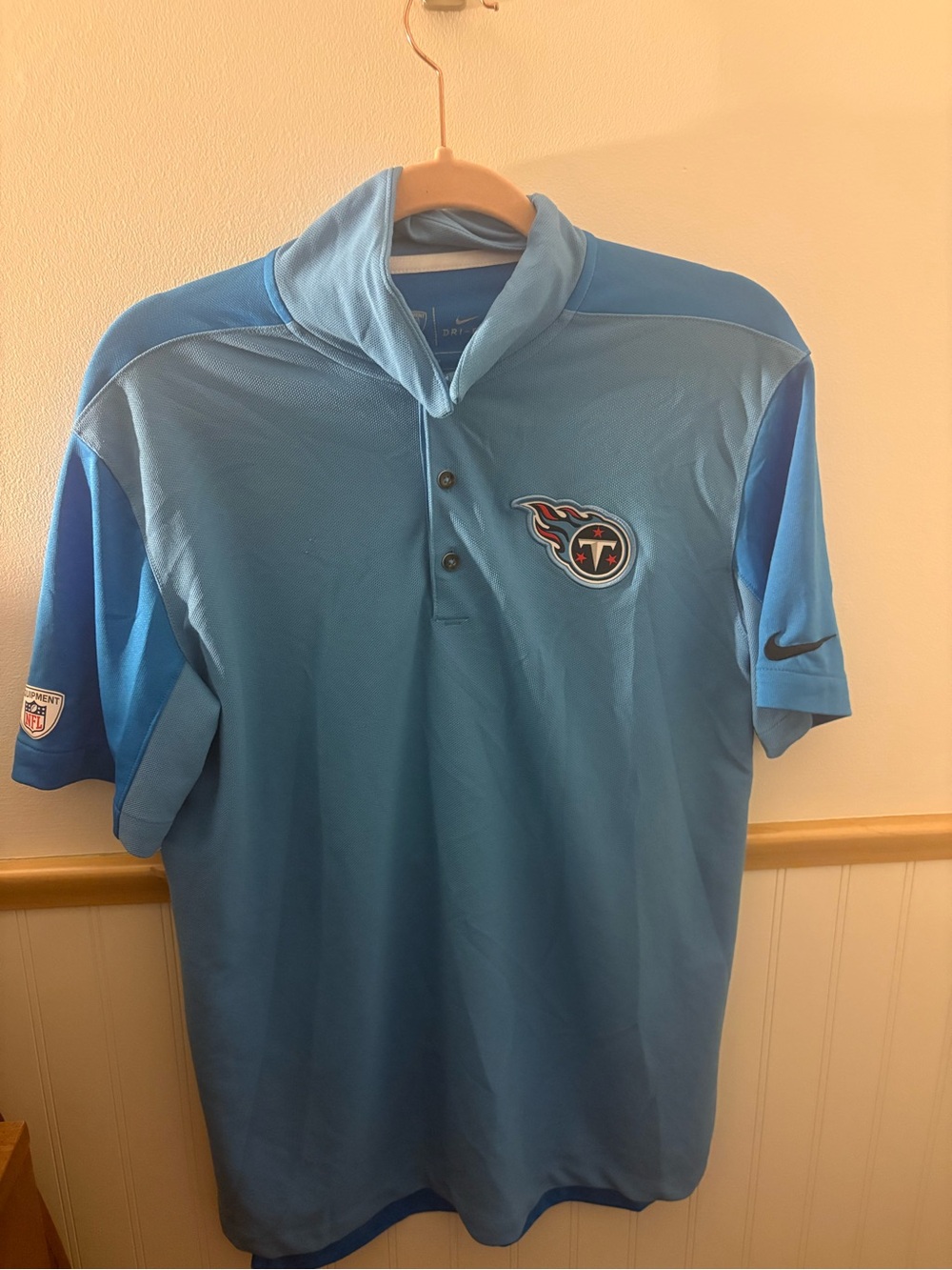 Nike Tennessee Titans Light Blue Men’s Polo Shirt